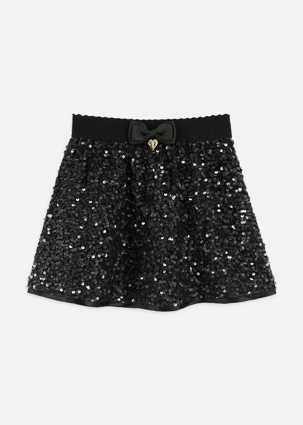 Sinead Sequin Skirt Black