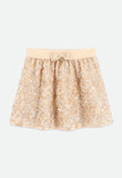 Sinead Sequin Skirt Caramel