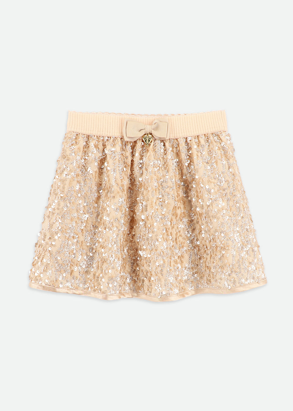 Sinead Sequin Skirt Caramel