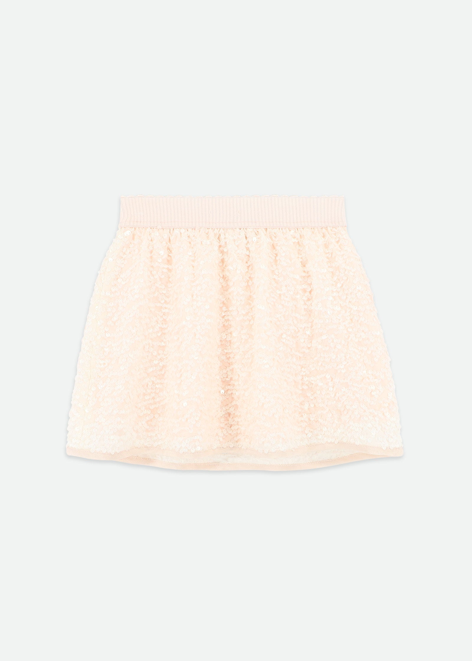 Sinead Sequin Skirt Peach