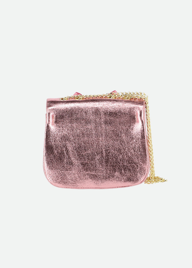 Skyla Metallic Bag Pink