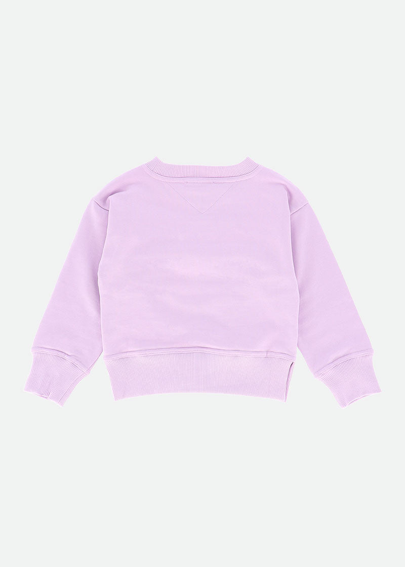 Smile Sweatshirt Lilac