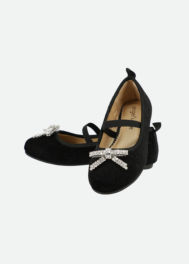 Sofia Diamante Bow Pumps Black