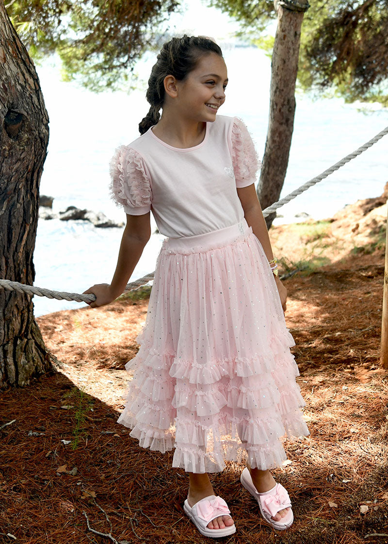 Ruffle skirt 2024 little girl