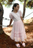 St Kit Sparkle Skirt Pale Pink
