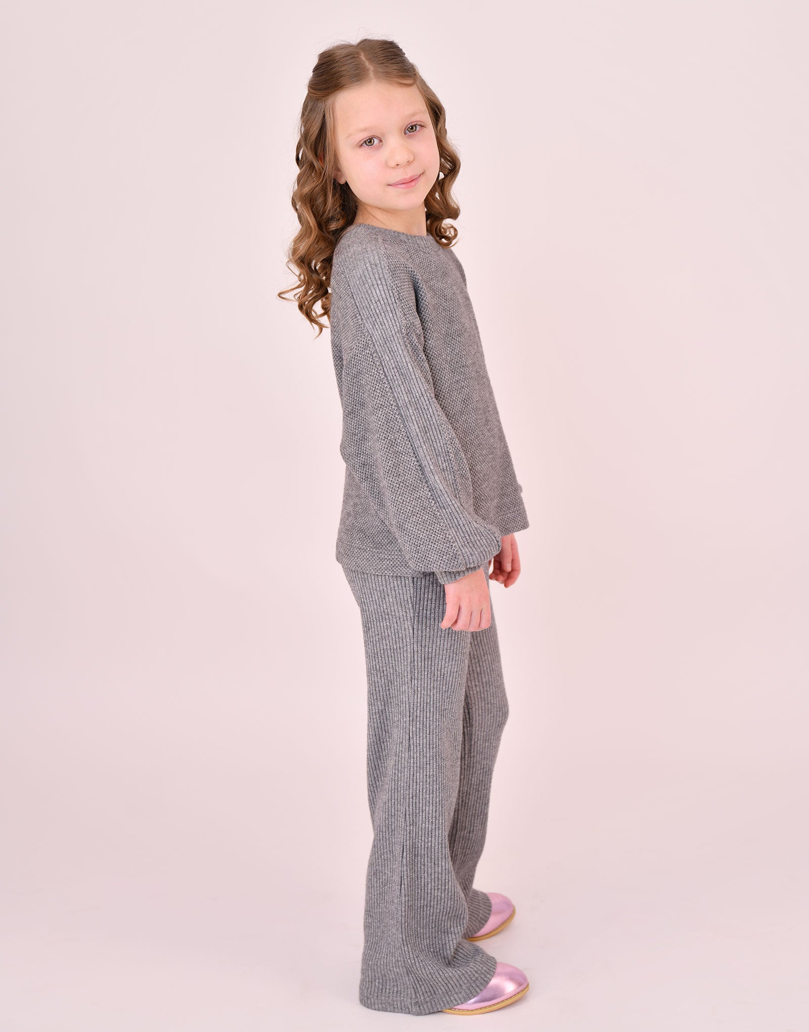 Stephanie Knitted Trouser Grey