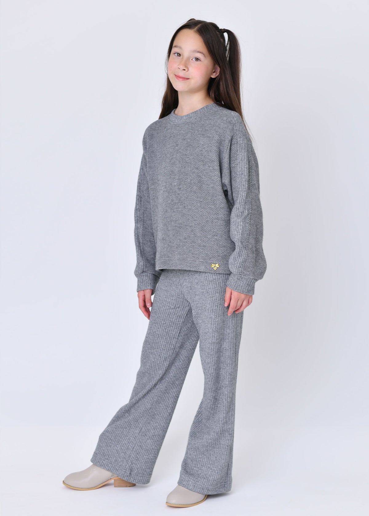Stephanie Knitted Trouser Grey