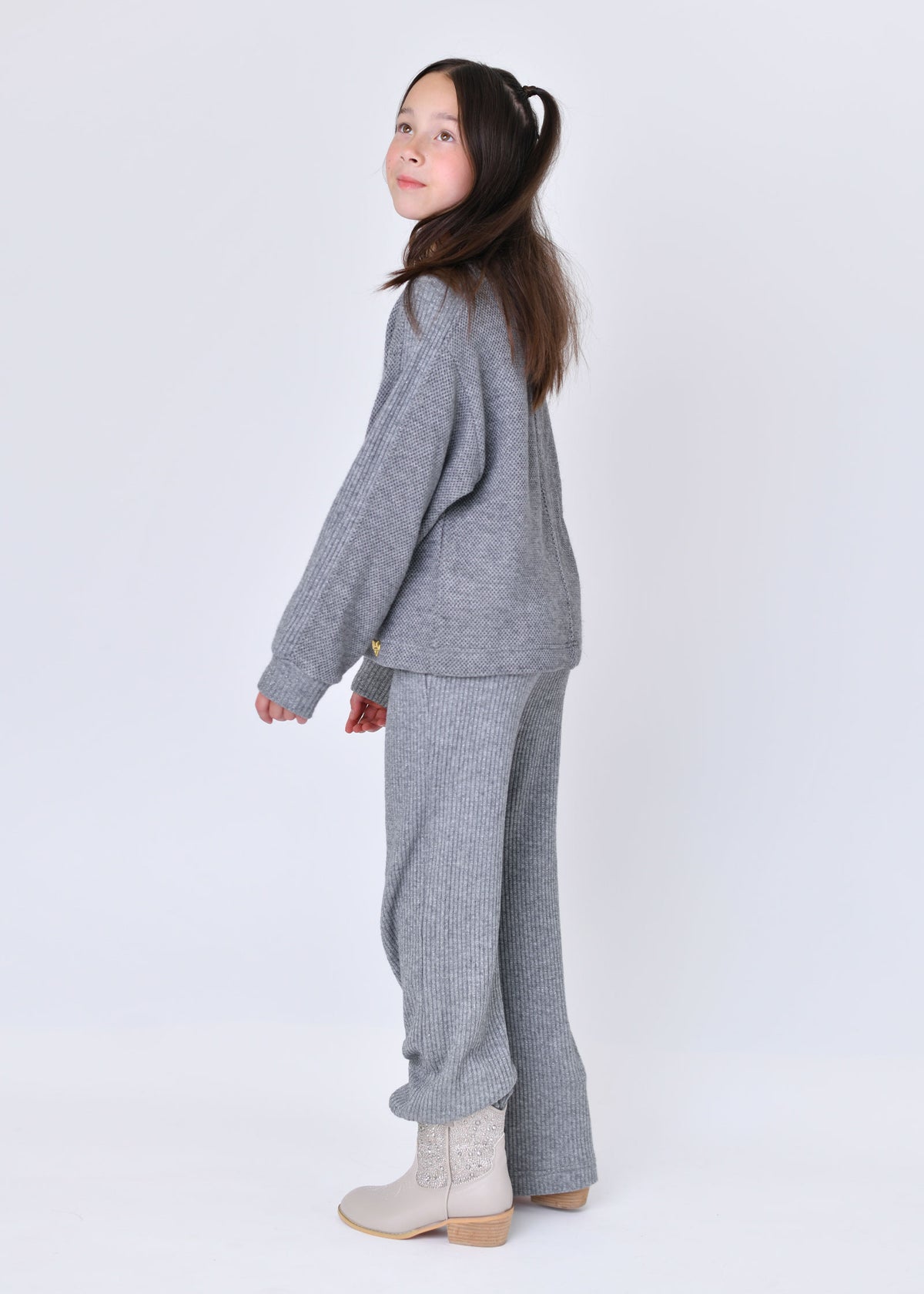 Stephanie Knitted Trouser Grey