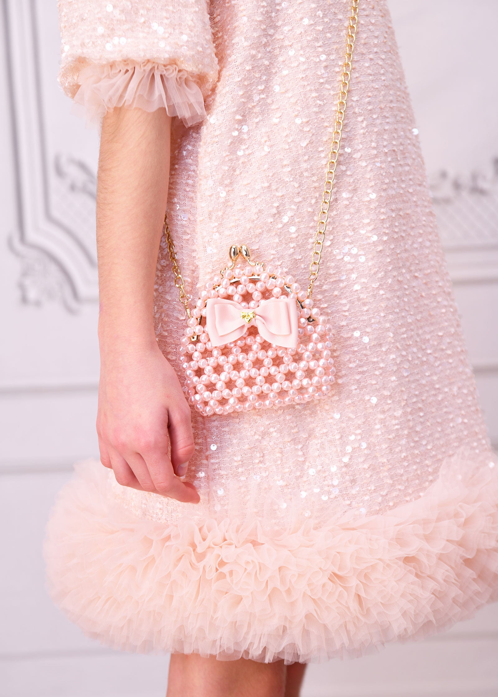 Sweetie Pearl Bag Blush Pink