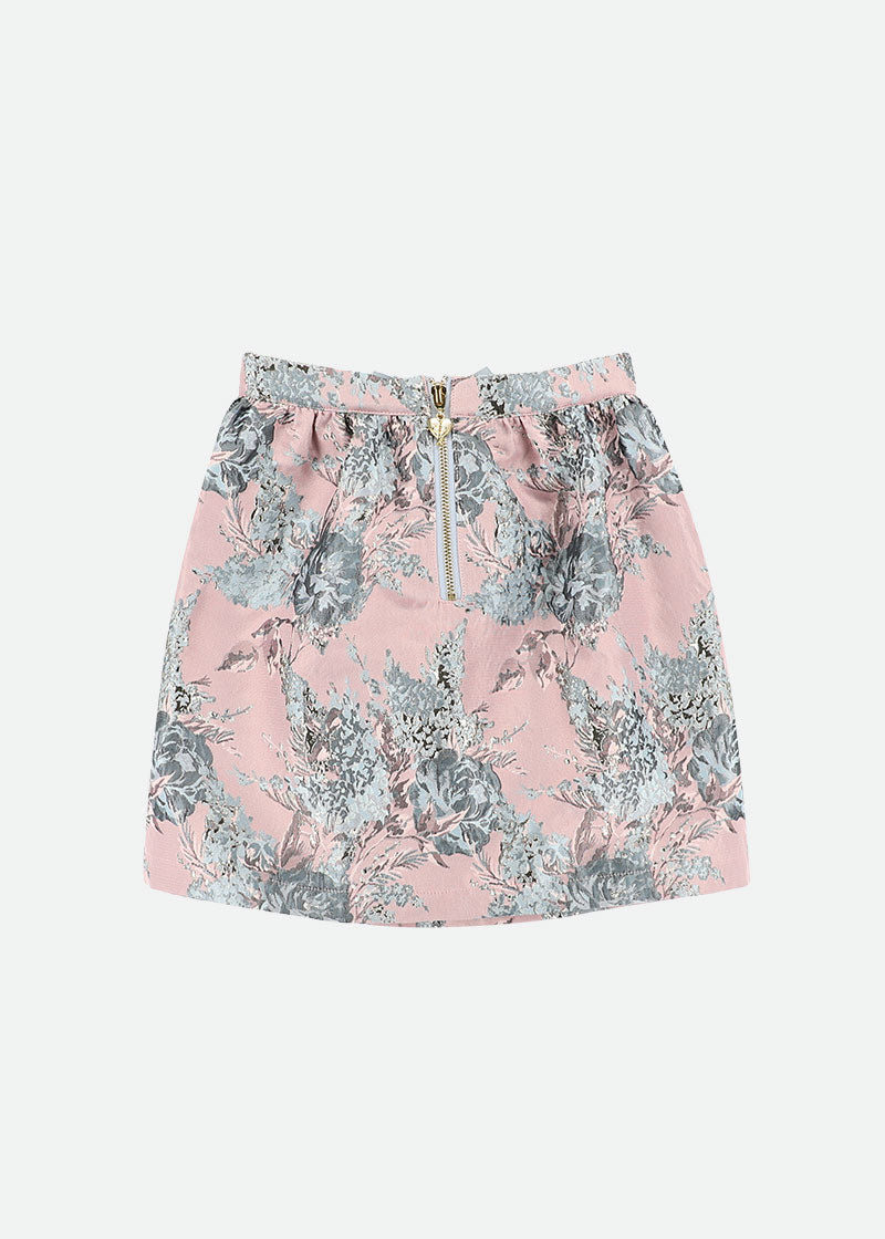 Rose floral hotsell jacquard mini skirt