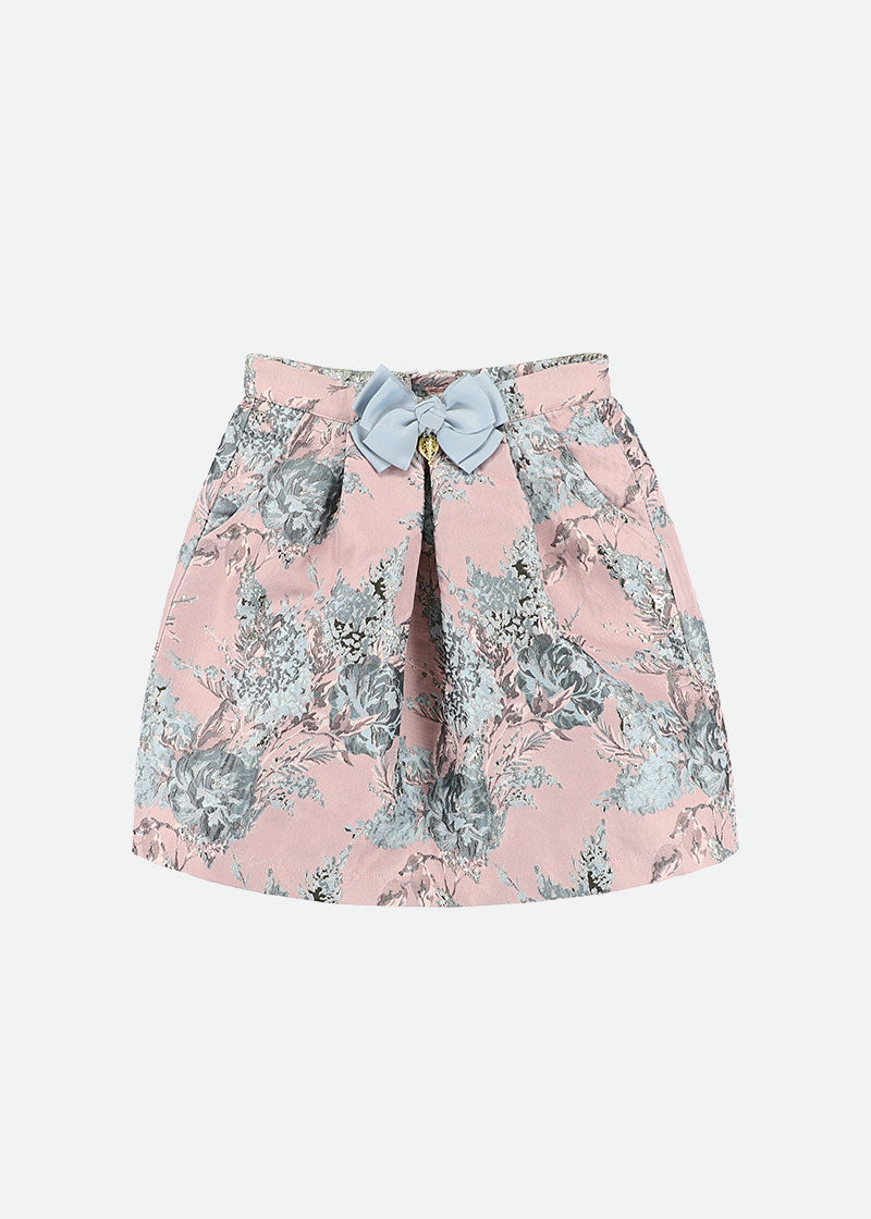 Sybil Jacquard Skirt Tea Rose