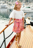 Tabatha Paisley Skirt Pink Mix