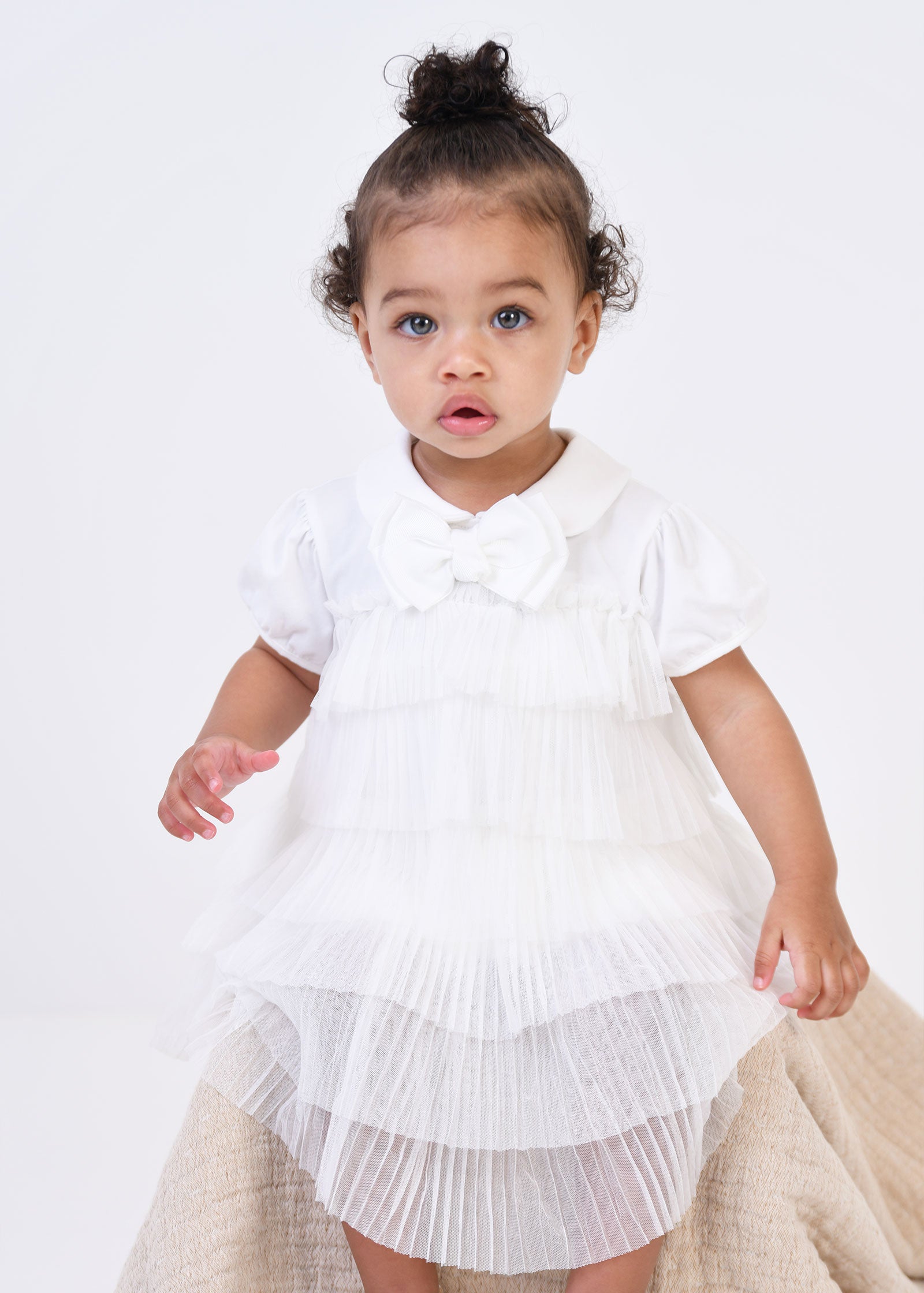 Tallulah Baby Dress Snowdrop