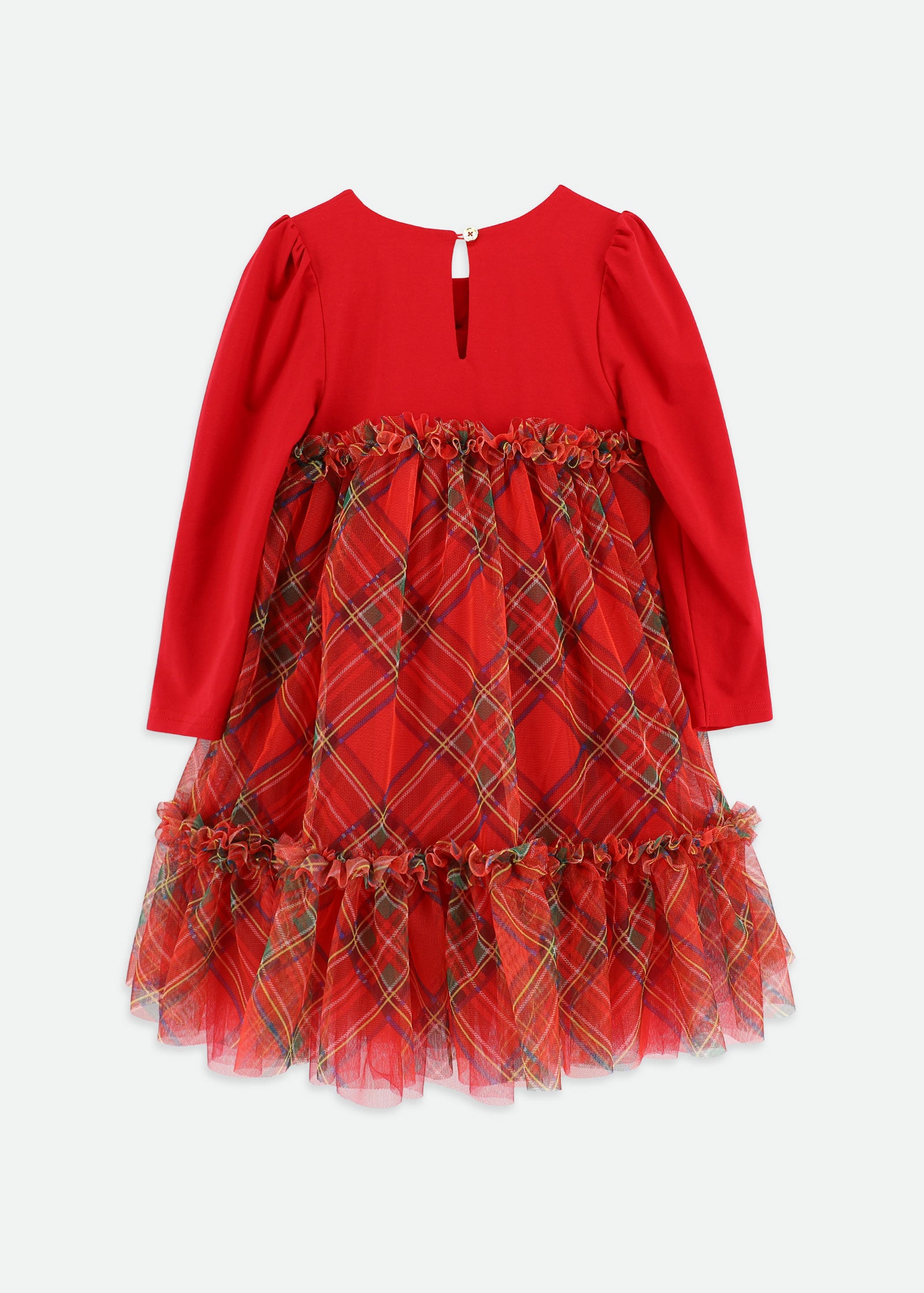 Tavia Tartan Dress Red