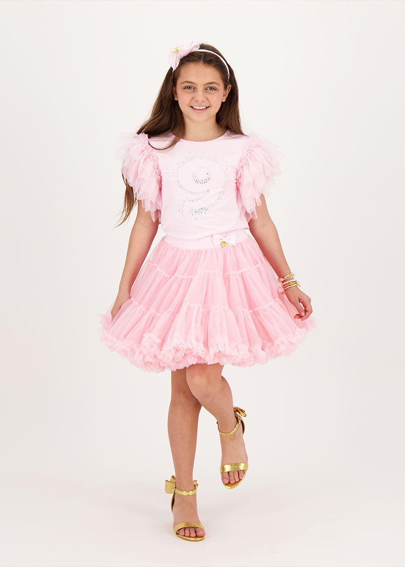 7th Birthday Top Fairy Pink