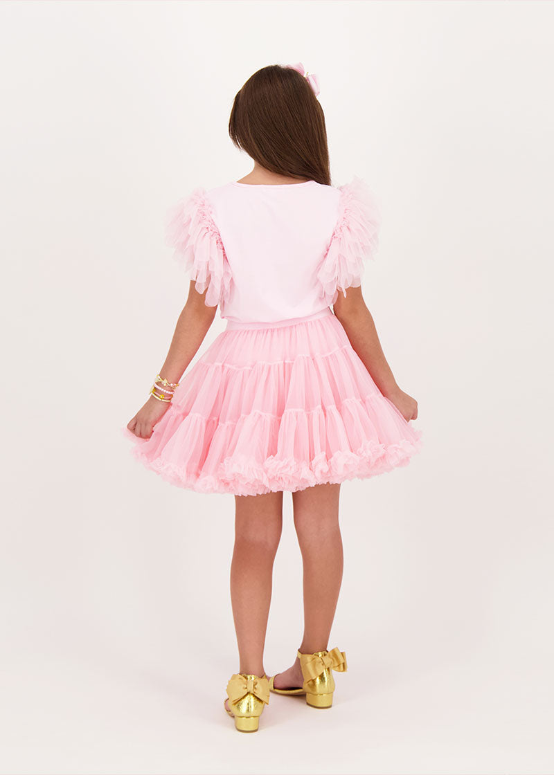 4th Birthday Top Fairy Pink