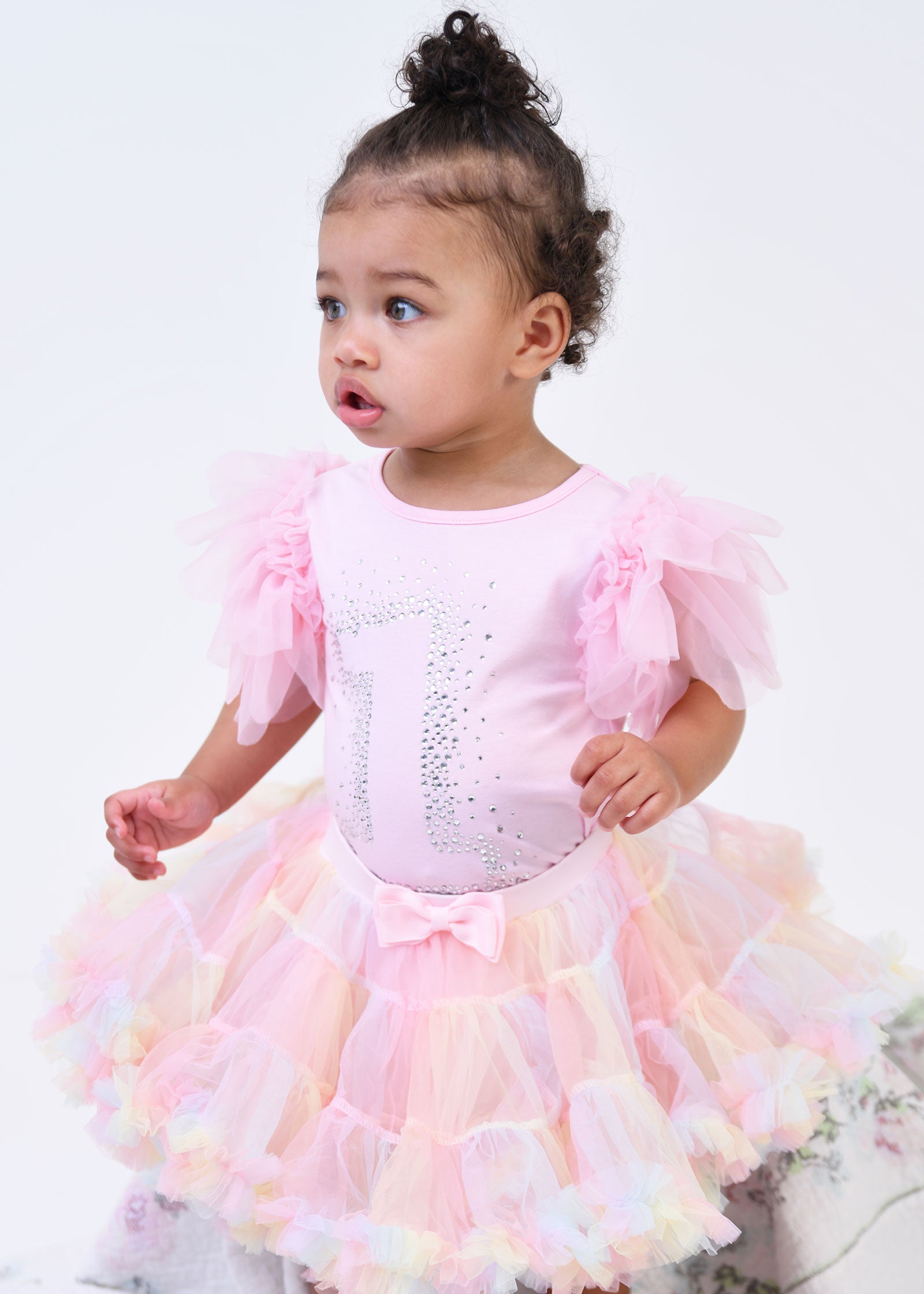 1st Birthday Top Fairy Pink