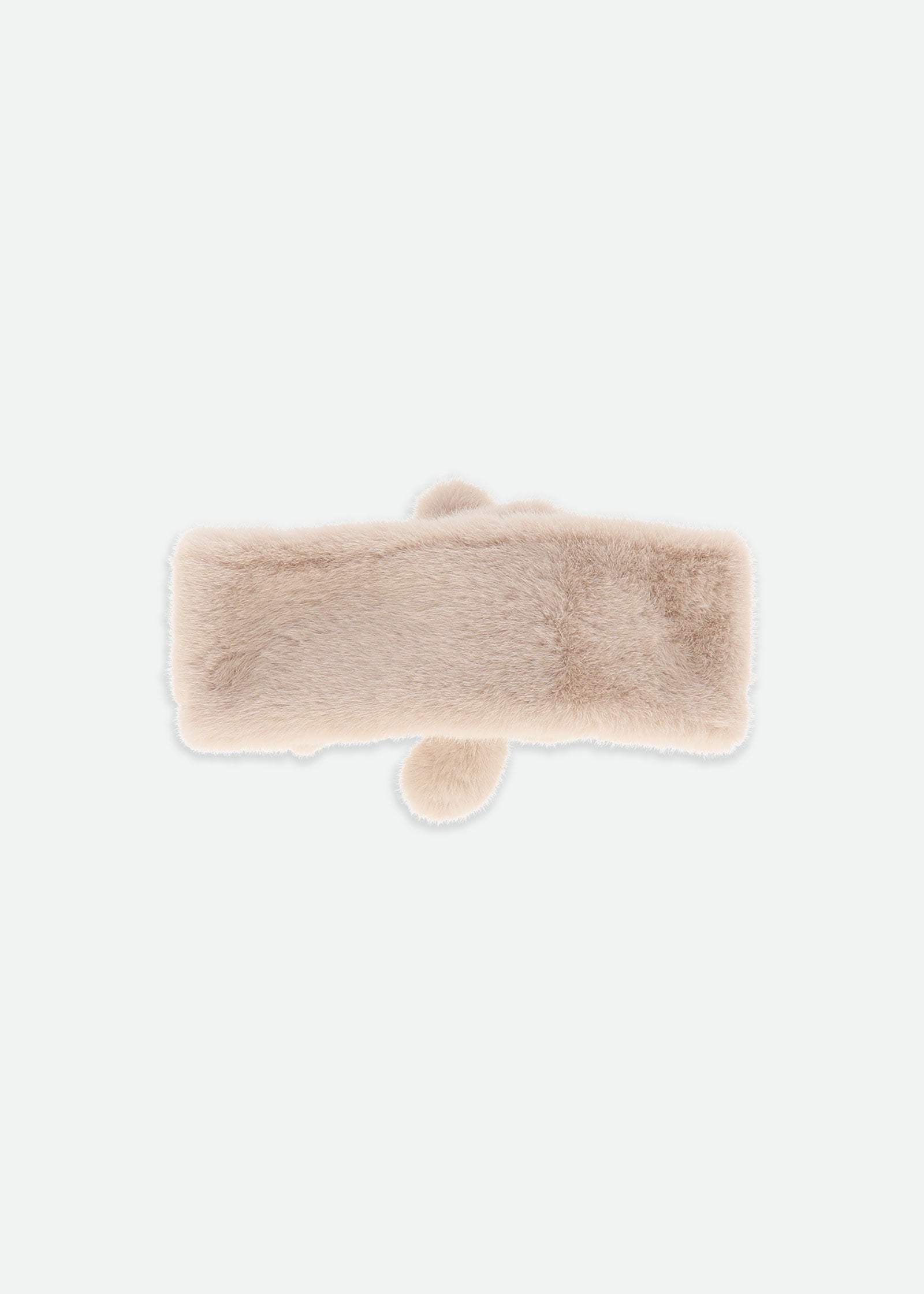 Ted Fur Scarf Biscuit