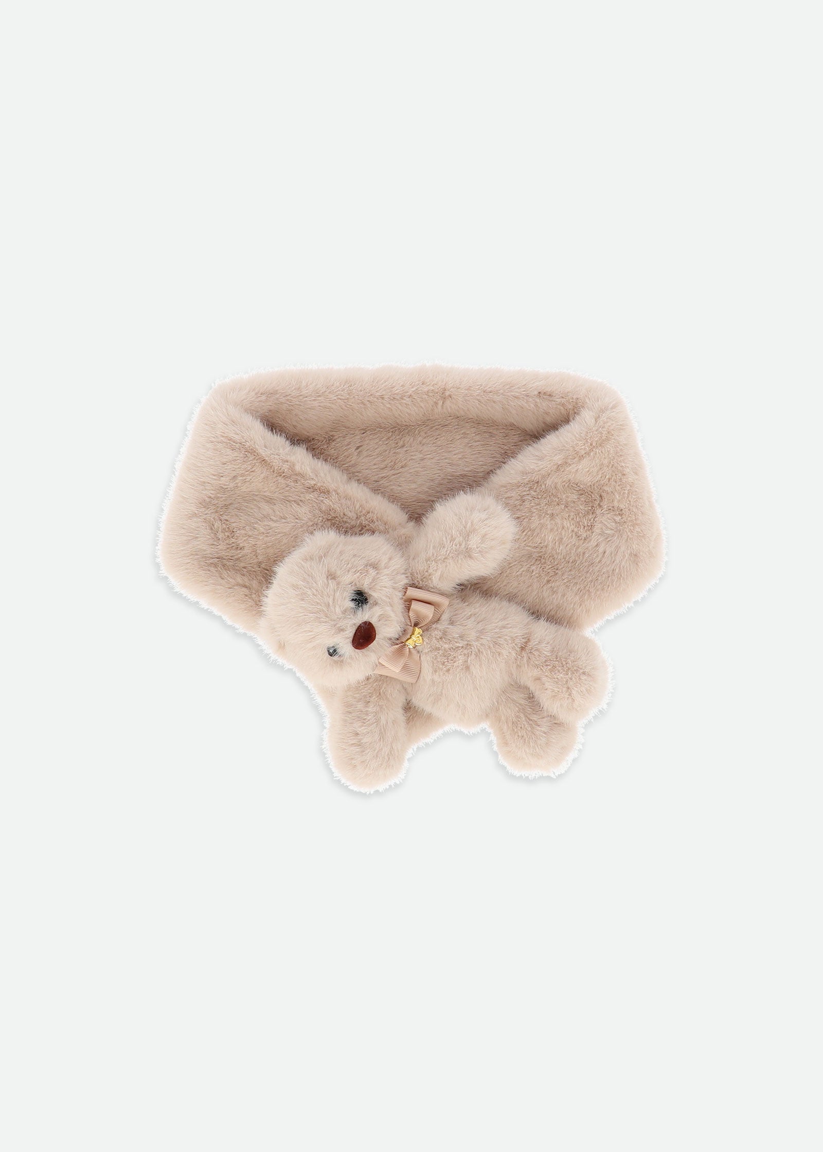 Ted Fur Scarf Biscuit