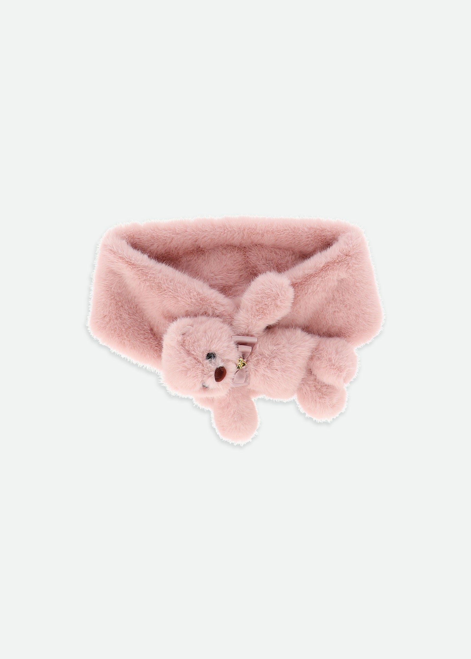 Ted Fur Scarf Pink