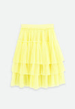 Thyme Spotted Tulle Skirt Sherbert