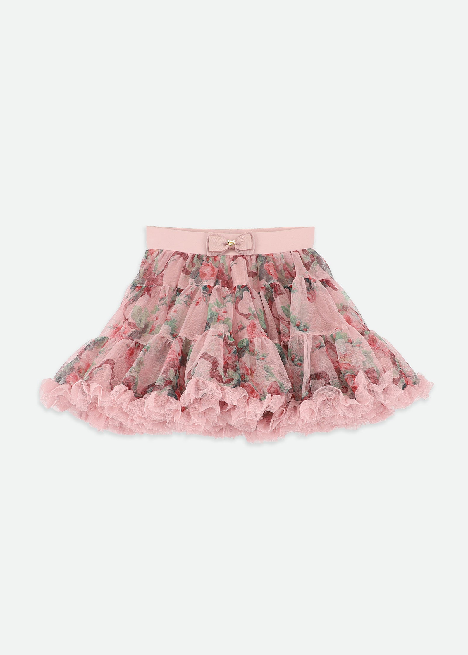 Pixie Ribbon & Roses Print Tutu Vintage Rose