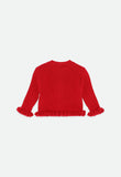 Tyler Baby Ribbed Cardigan Red