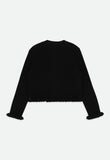 Tyler Ribbed Cardigan Black