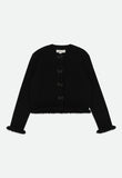 Tyler Ribbed Cardigan Black