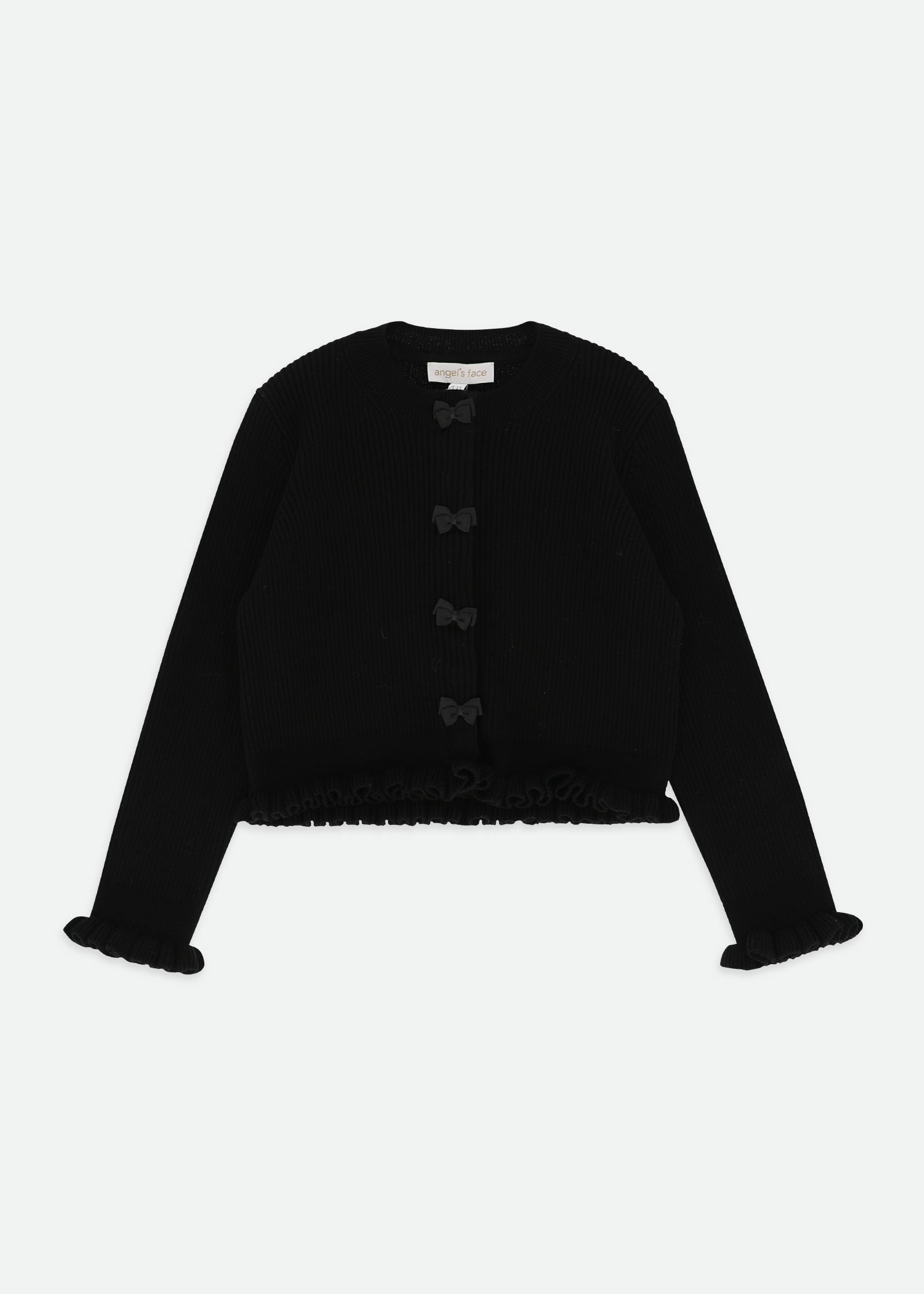 Tyler Ribbed Cardigan Black