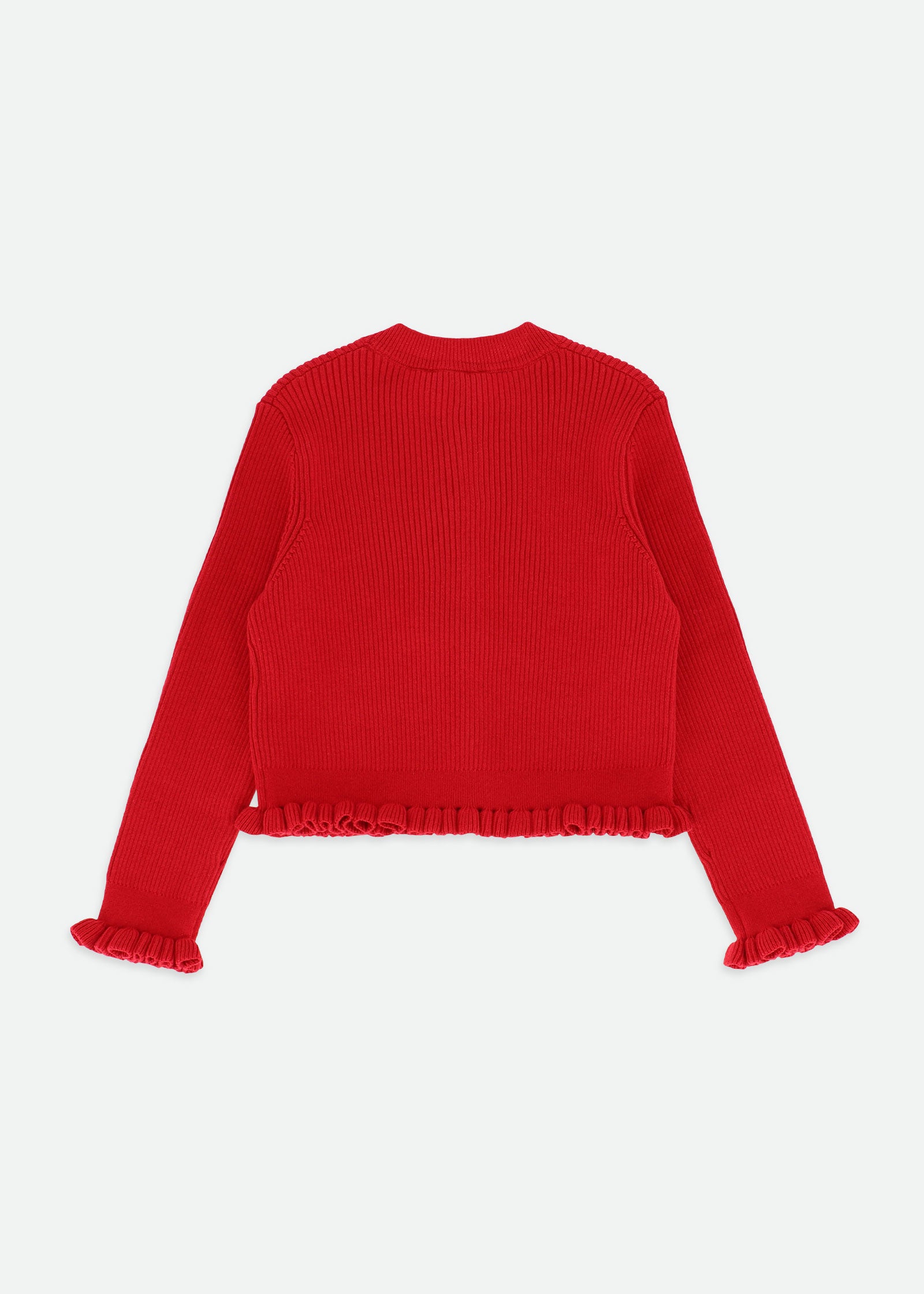 Tyler Ribbed Cardigan Red – Angel's Face