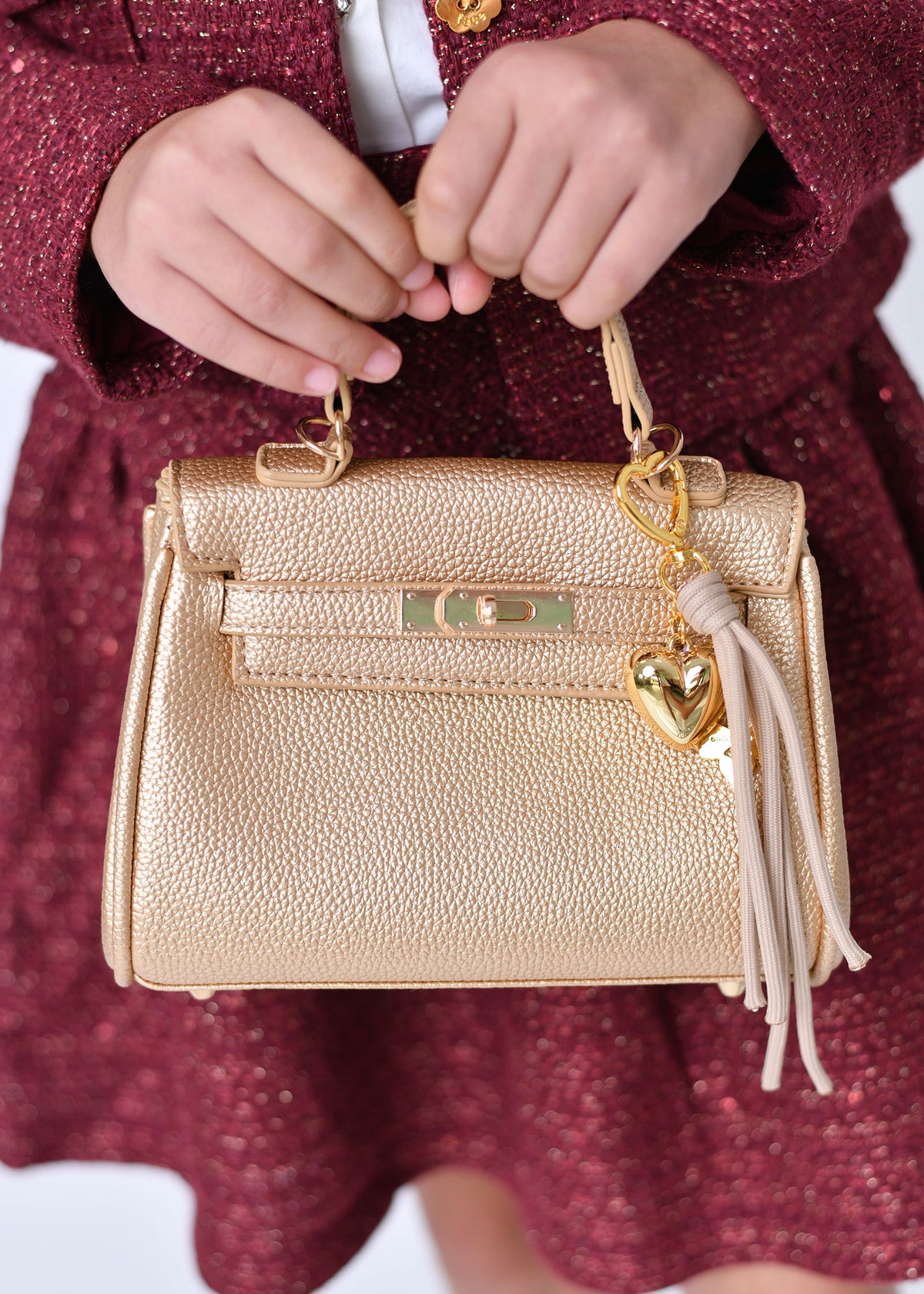Vicki Charm Bag Gold