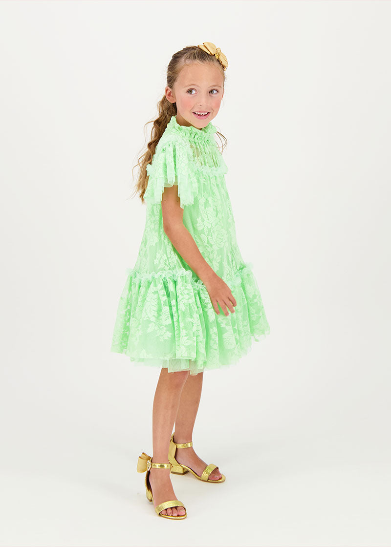 Vida Lace Dress Green