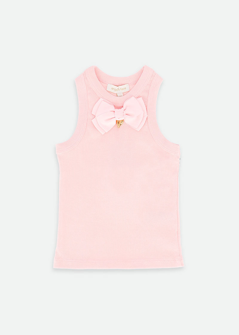 Virginia Vest Top Pale Pink