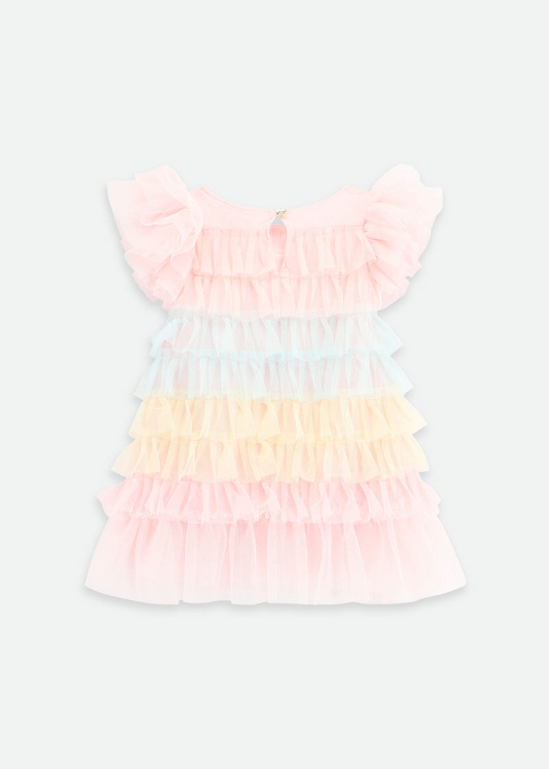 Waterfall Baby Dress Pale Pink