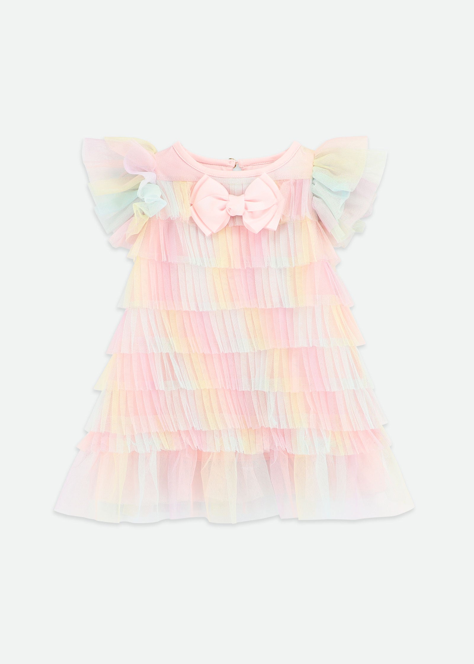 Waterfall Baby Dress Rainbow