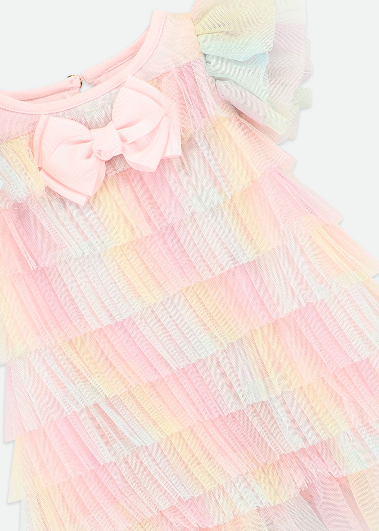 Waterfall Baby Dress Rainbow