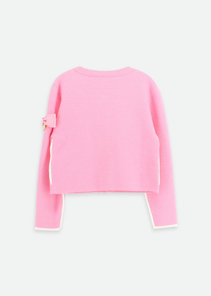 Whitney Knitted Jacket Rose