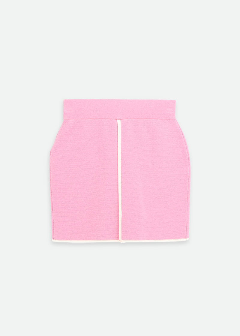 Whitney Knitted Skirt Rose