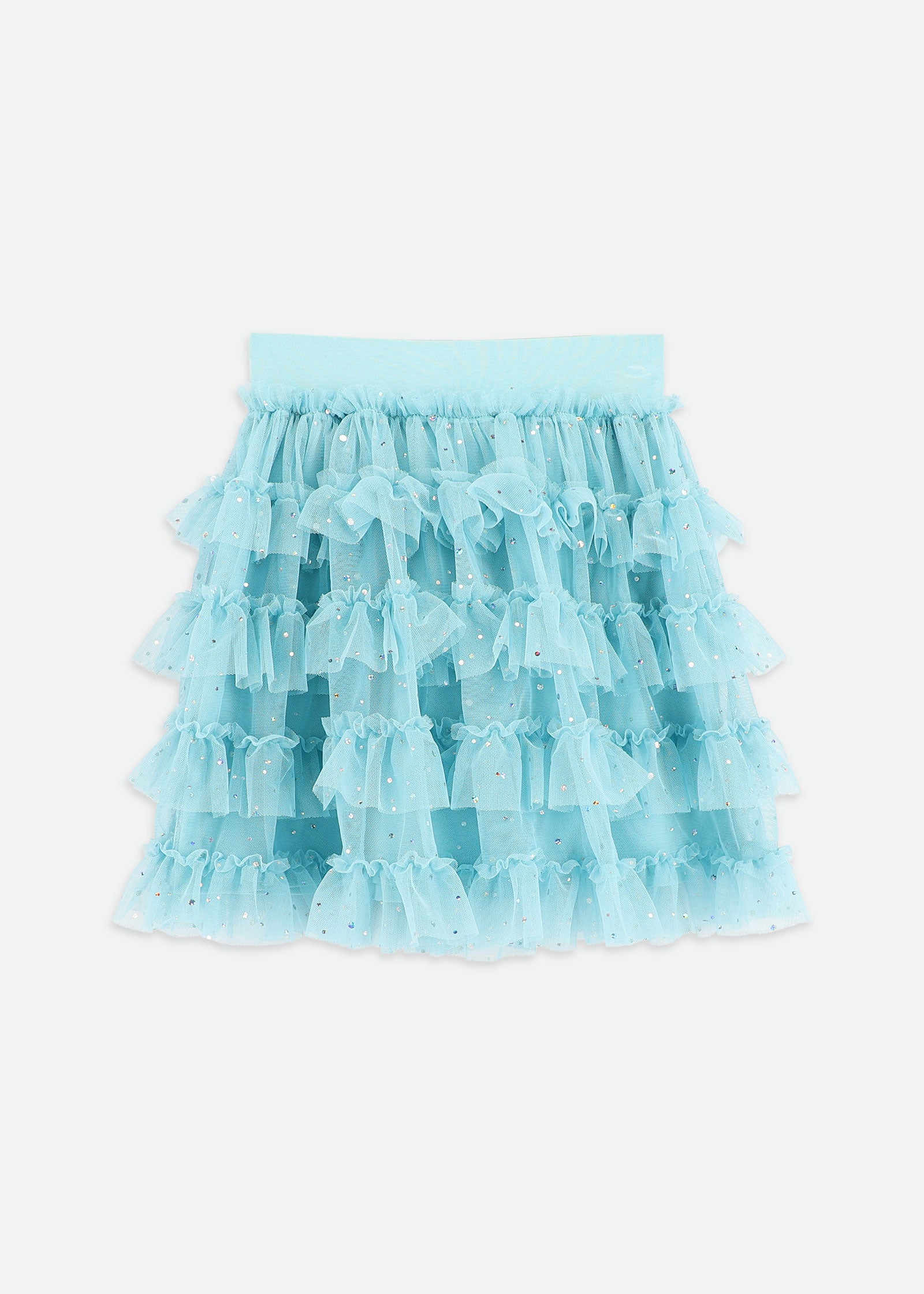 Yara Sparkle Skirt Porcelain Blue