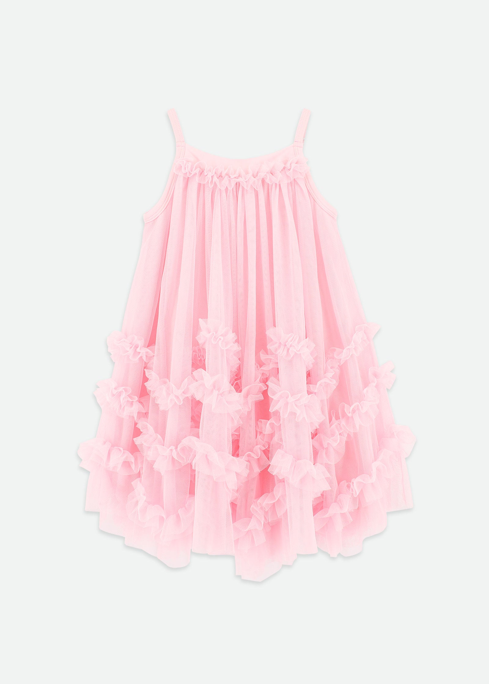 Zigzag Tulle Dress Fairy Pink