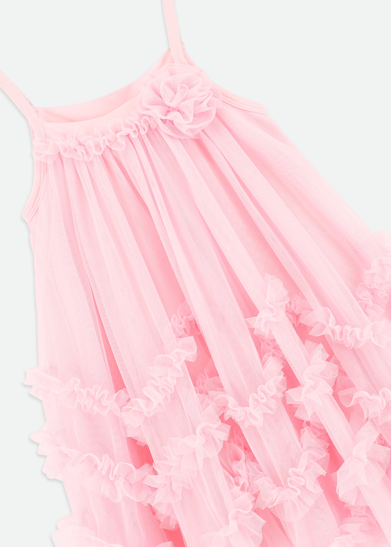 Zigzag Tulle Dress Fairy Pink