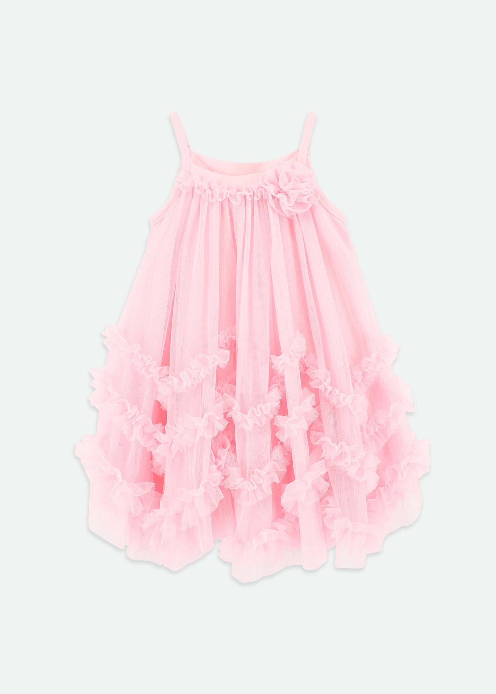 Zigzag Tulle Dress Fairy Pink