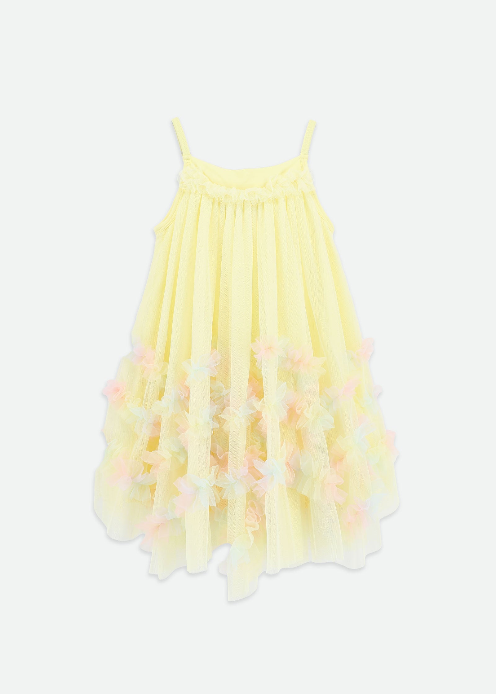 Zigzag Tulle Dress Sherbert/Rainbow