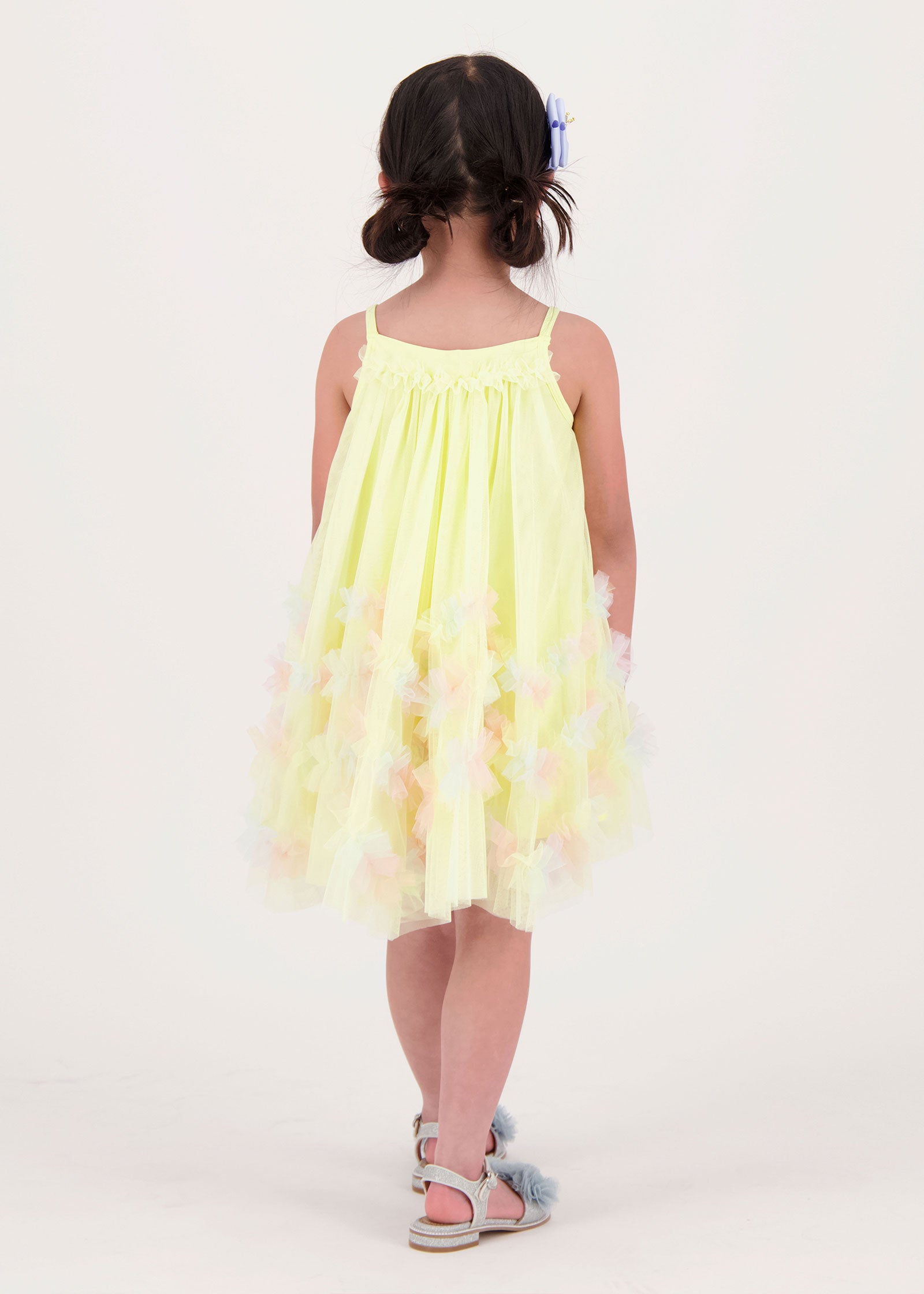 Zigzag Tulle Dress Sherbert/Rainbow