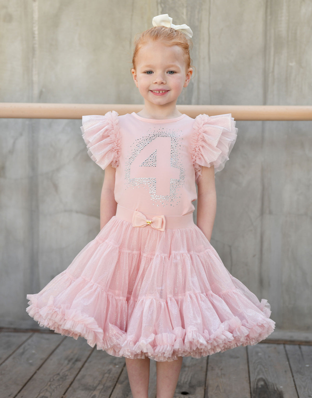 Zina Birthday Top Sweet Blush