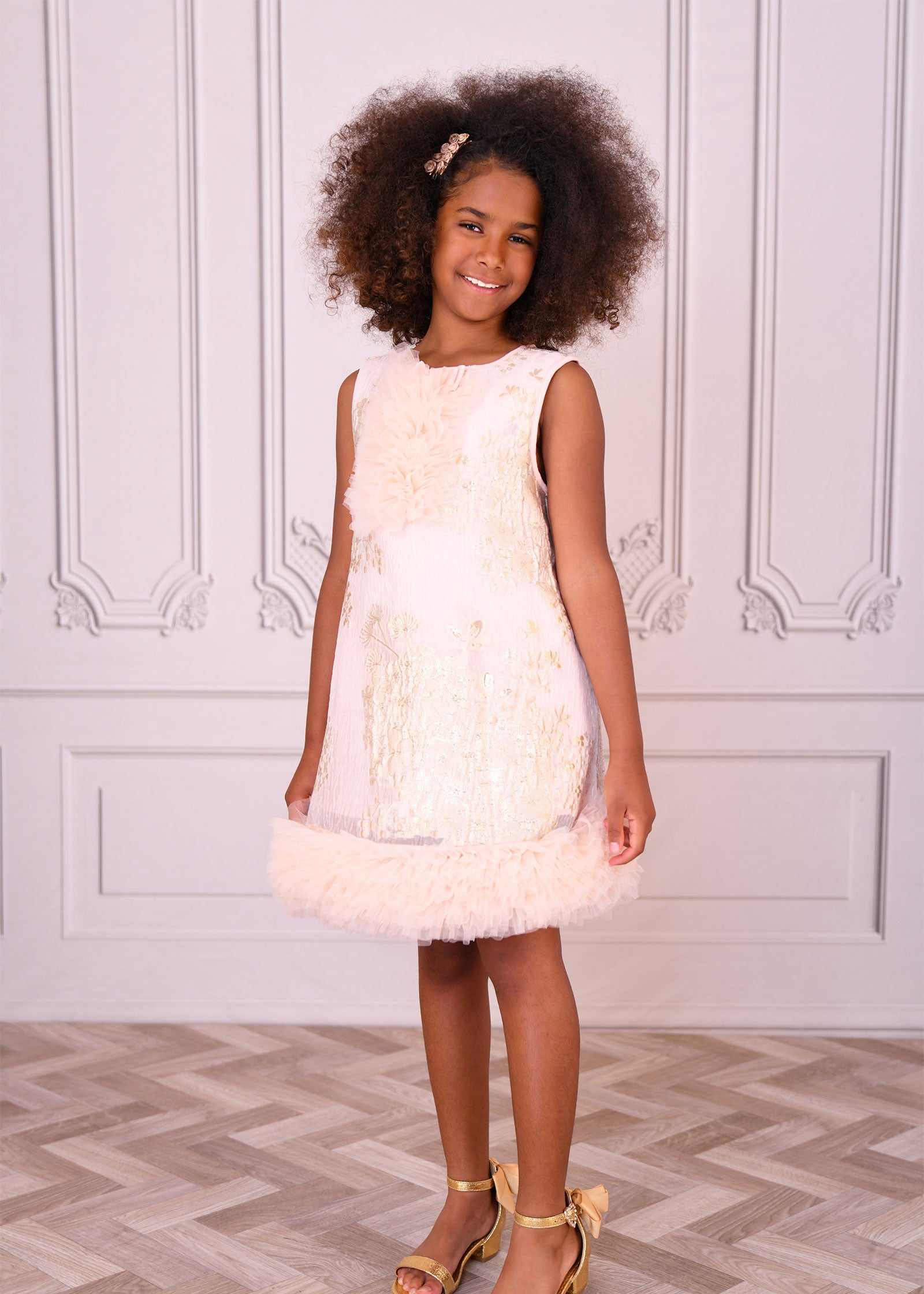 Zora Tulle Dress Blush Pink