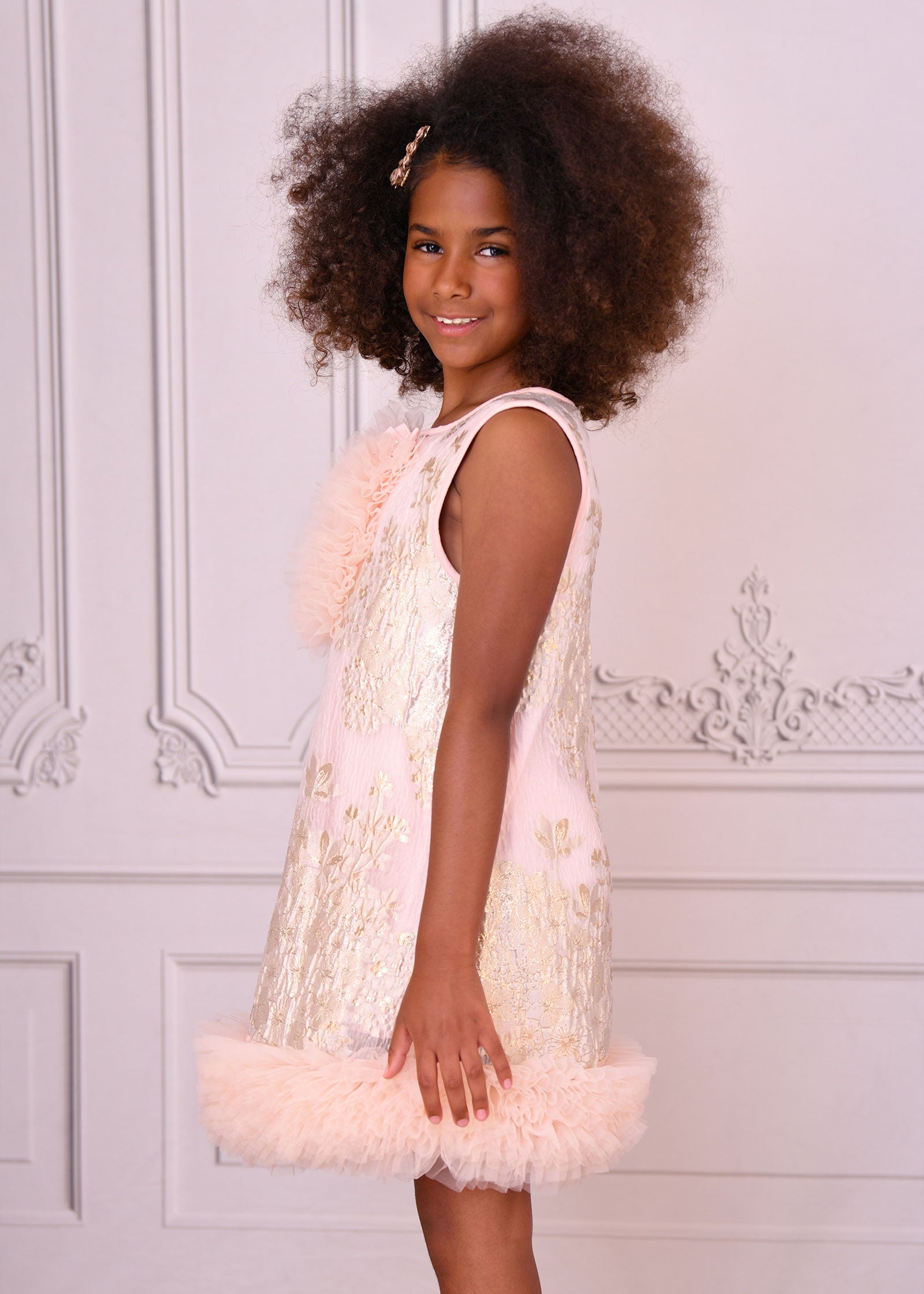 Zora Tulle Dress Blush Pink