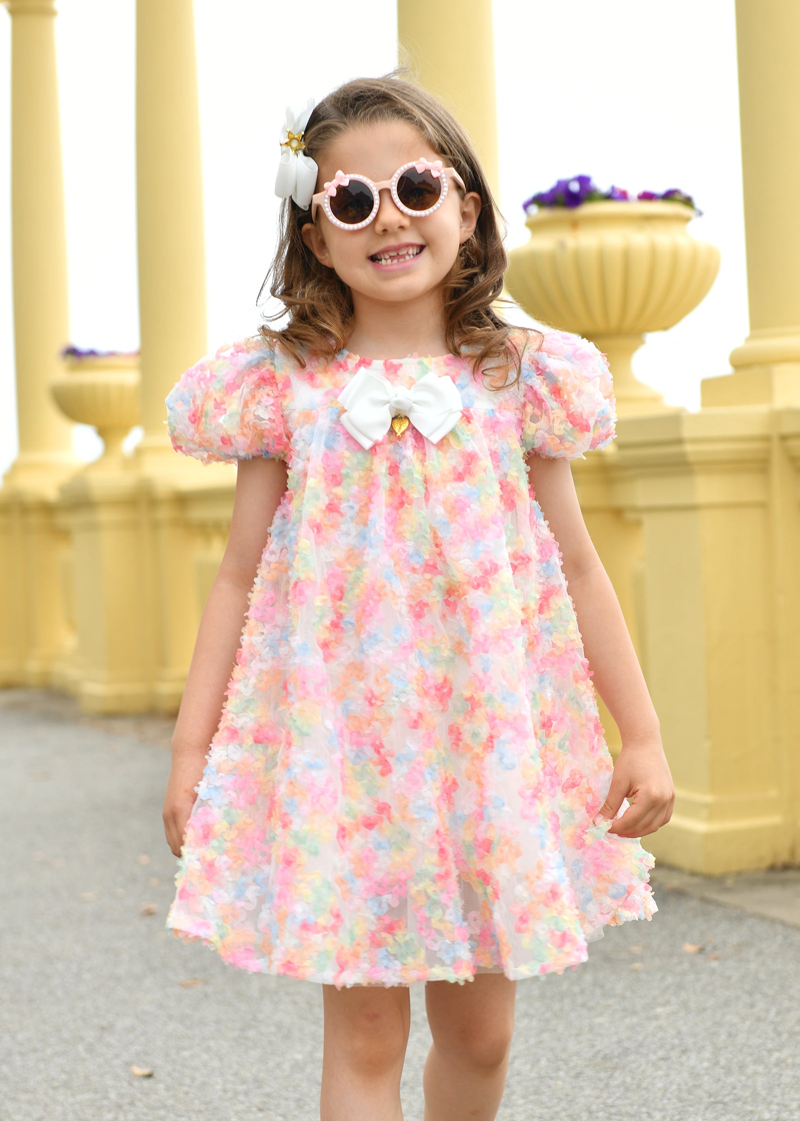 Confetti Dress Snowdrop Multi