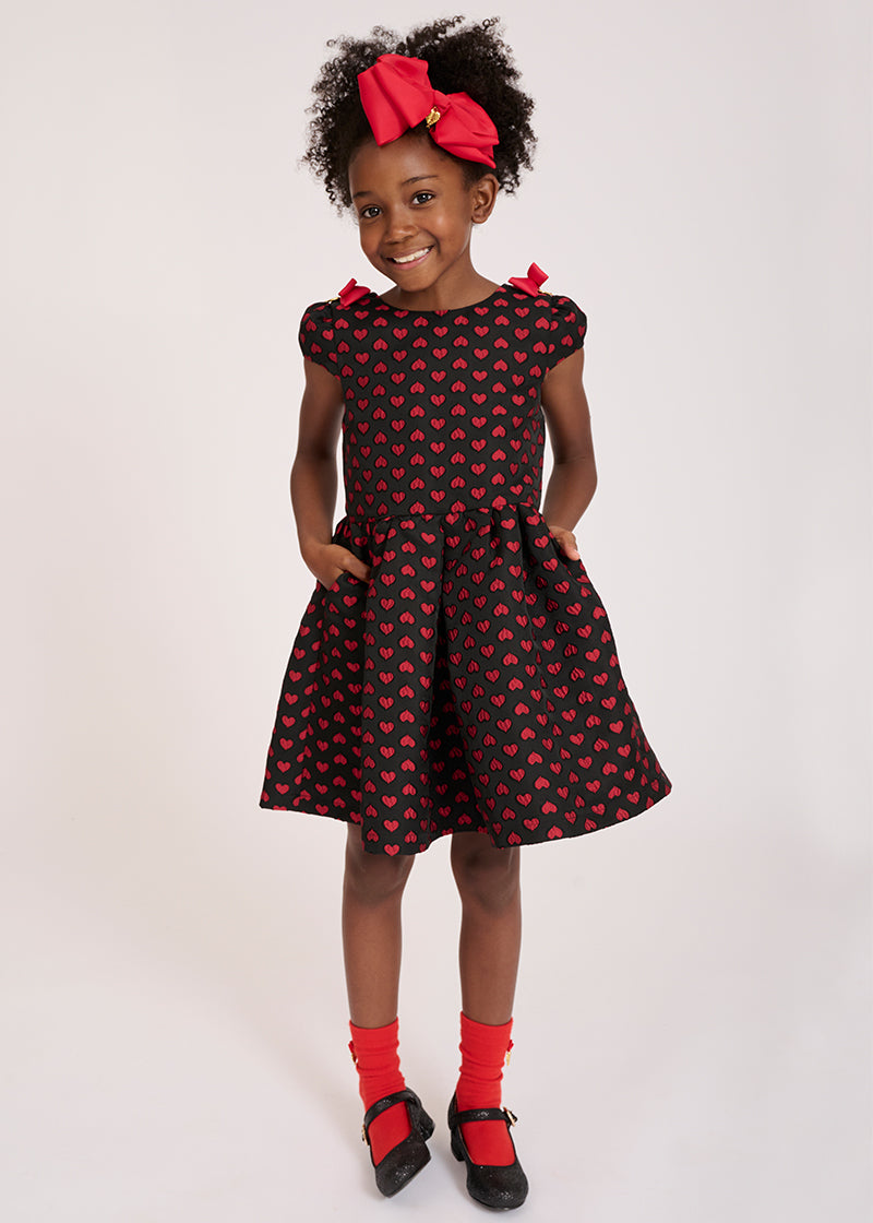 Dress with red clearance hearts